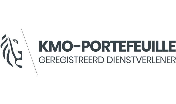 Geregistreerd dienstverlener Vlaamse KMO-Portefeuille logo